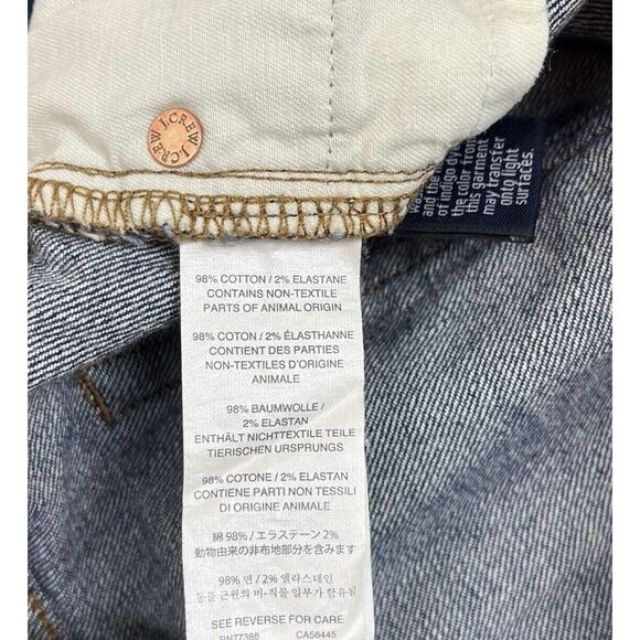 J. Crew Selvedge Matchstick Blue Denim Straight Jeans Made in Japan Size 31 - Picture 10 of 10